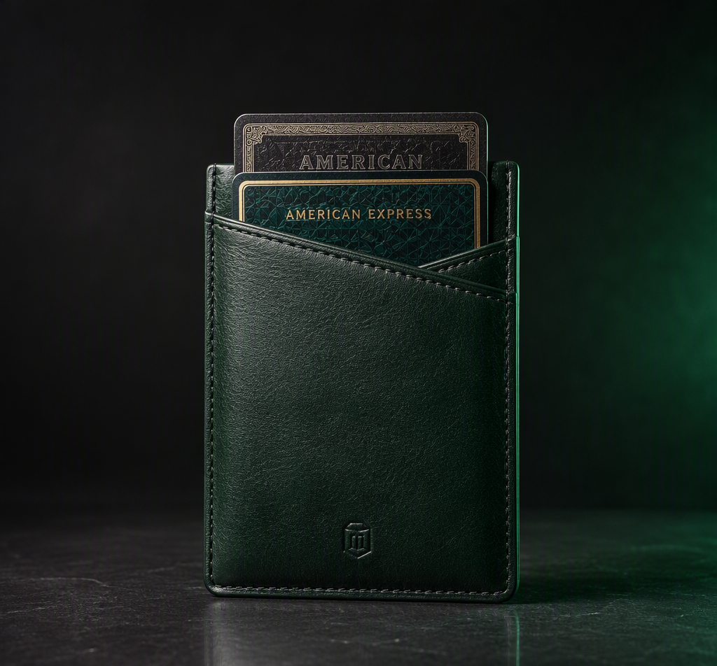 Emerald Leather Cardholder